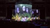 Easy Install 3D Holographic Mesh Projection Screen Hologram Gauze Projection Screen for Exhibition and Stage